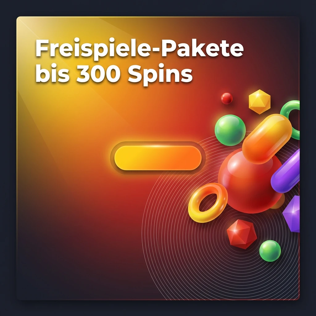 Freispiele-Pakete bis 300 Spins Freispiele-Pakete bis 300 Spins